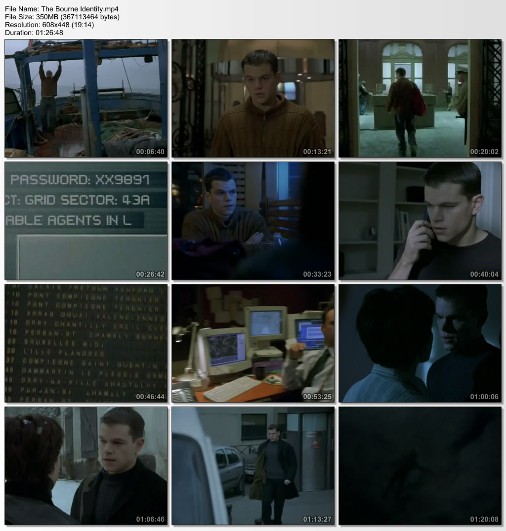 The Bourne Identity Movie Download In Mp4